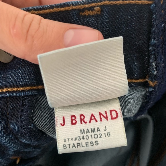 J Brand 24 Maternity Blue Skinny Jeans Starless - Picture 6 of 7